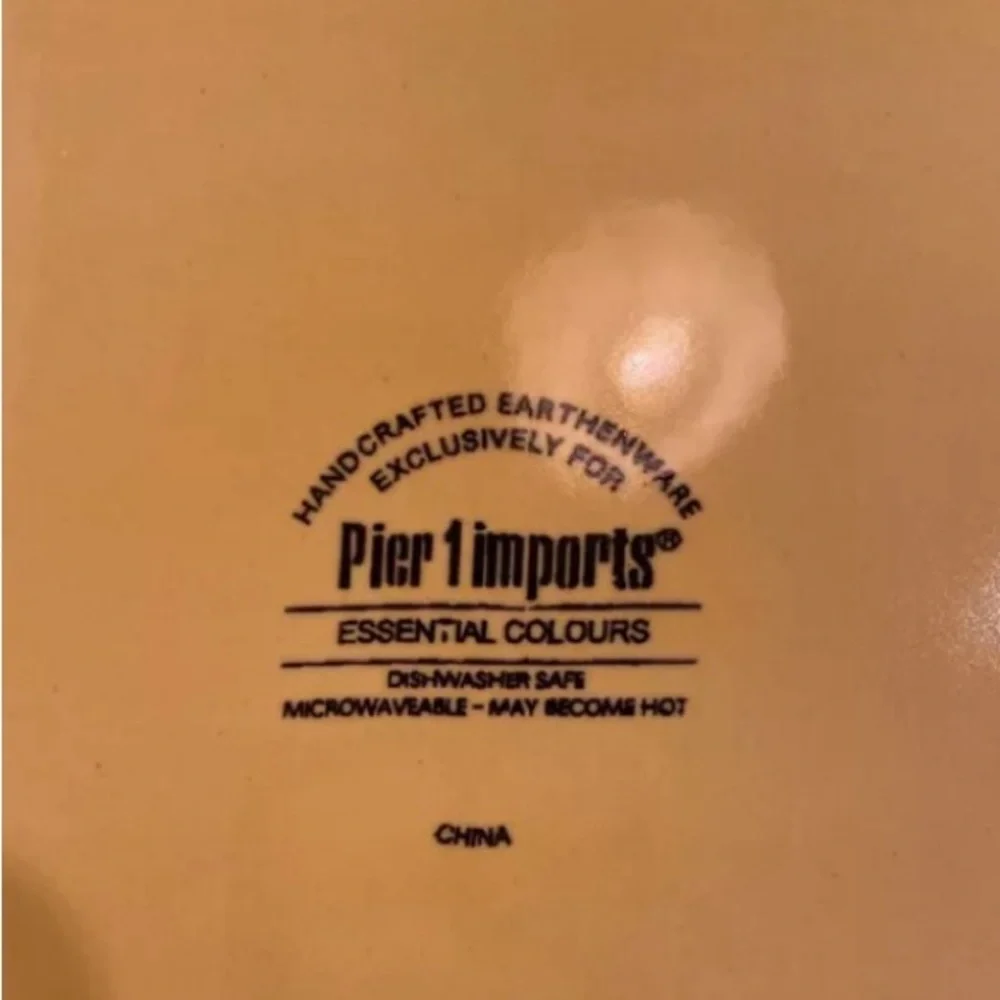 Pier 1 imports essential colors square dinner plates